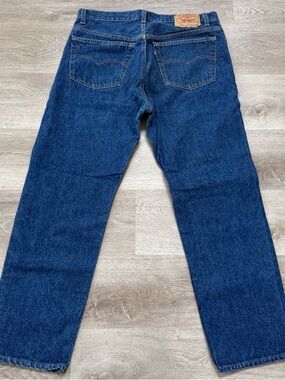Vintage 80s Levis 501 XX USA Made Dark Denim Jeans 501-0000 ACTUAL Size 34x29